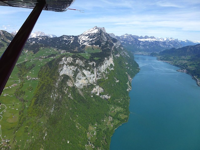 seerenbach falls and lake walen